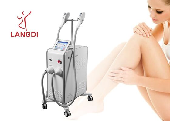 2毛の取り外し/皮の若返りのためのHandpieces OPT SHR IPL+のダイオードのレーザー技術