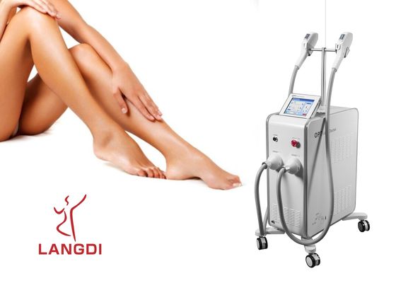 2毛の取り外し/皮の若返りのためのHandpieces OPT SHR IPL+のダイオードのレーザー技術
