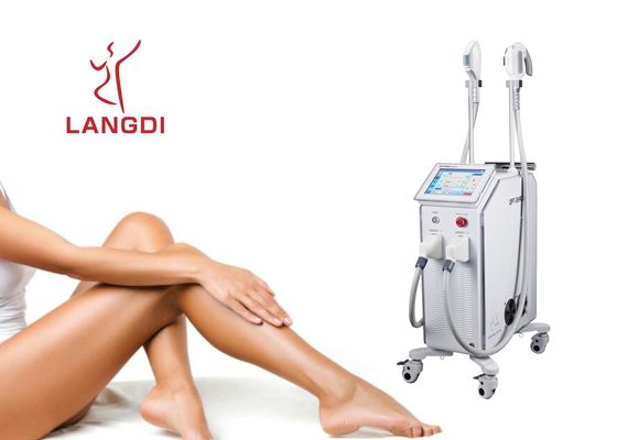 2毛の取り外し/皮の若返りのためのHandpieces OPT SHR IPL+のダイオードのレーザー技術